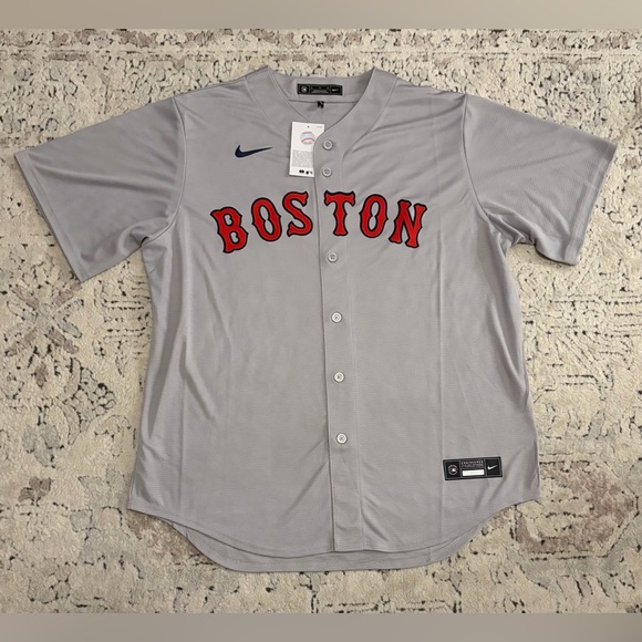 Nike Other - Nike Authentic Boston Red Sox MLB Baseball Gray Jersey Men’s Size: XL